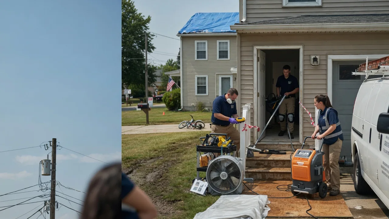 Water Damage Repair in Tyner, IN near me